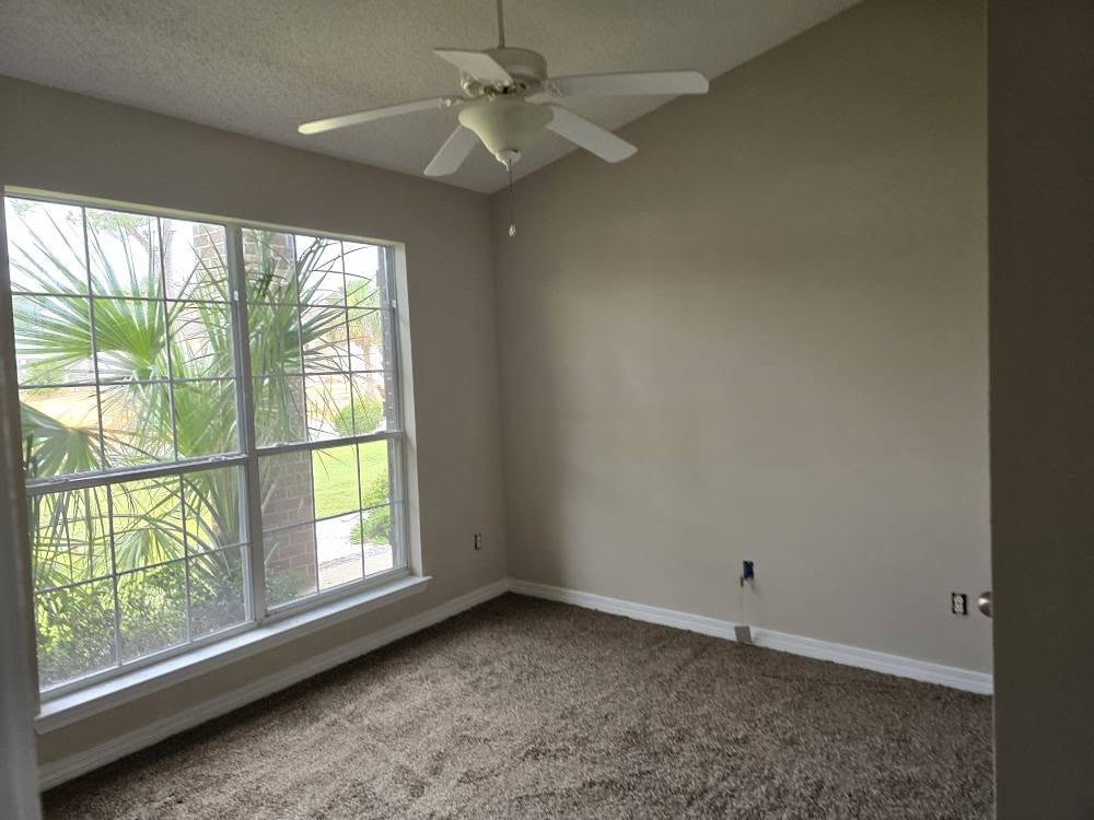 After: finished interior after termite repair in Pensacola